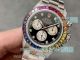 AAA Swiss Copy Rolex Daytona Colorful Rainbow 904L Stainless Steel Watch (2)_th.jpg